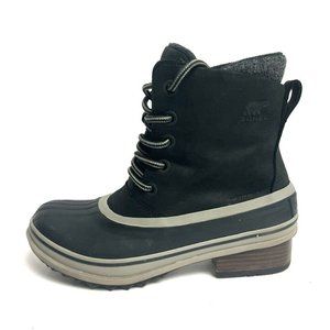 Sorel Women's Slimpack III Lace Winter Boots Black, Size 8 M